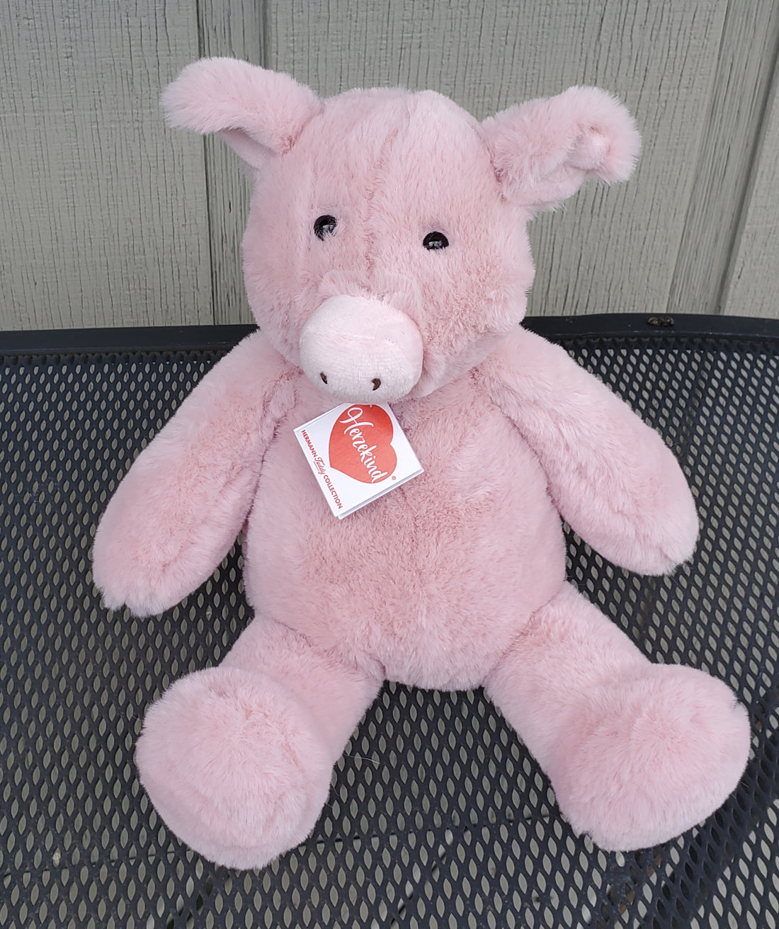 Ella - 12.5" Baby-Safe Pink Pig by Teddy Hermann