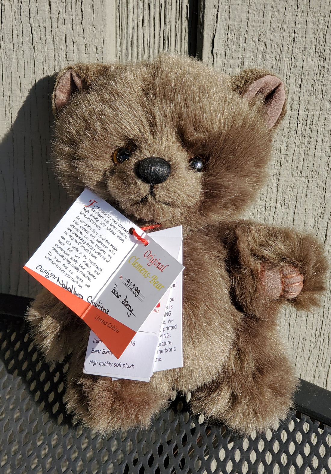 Barry - 6" Brown Bear by Natalka Creations