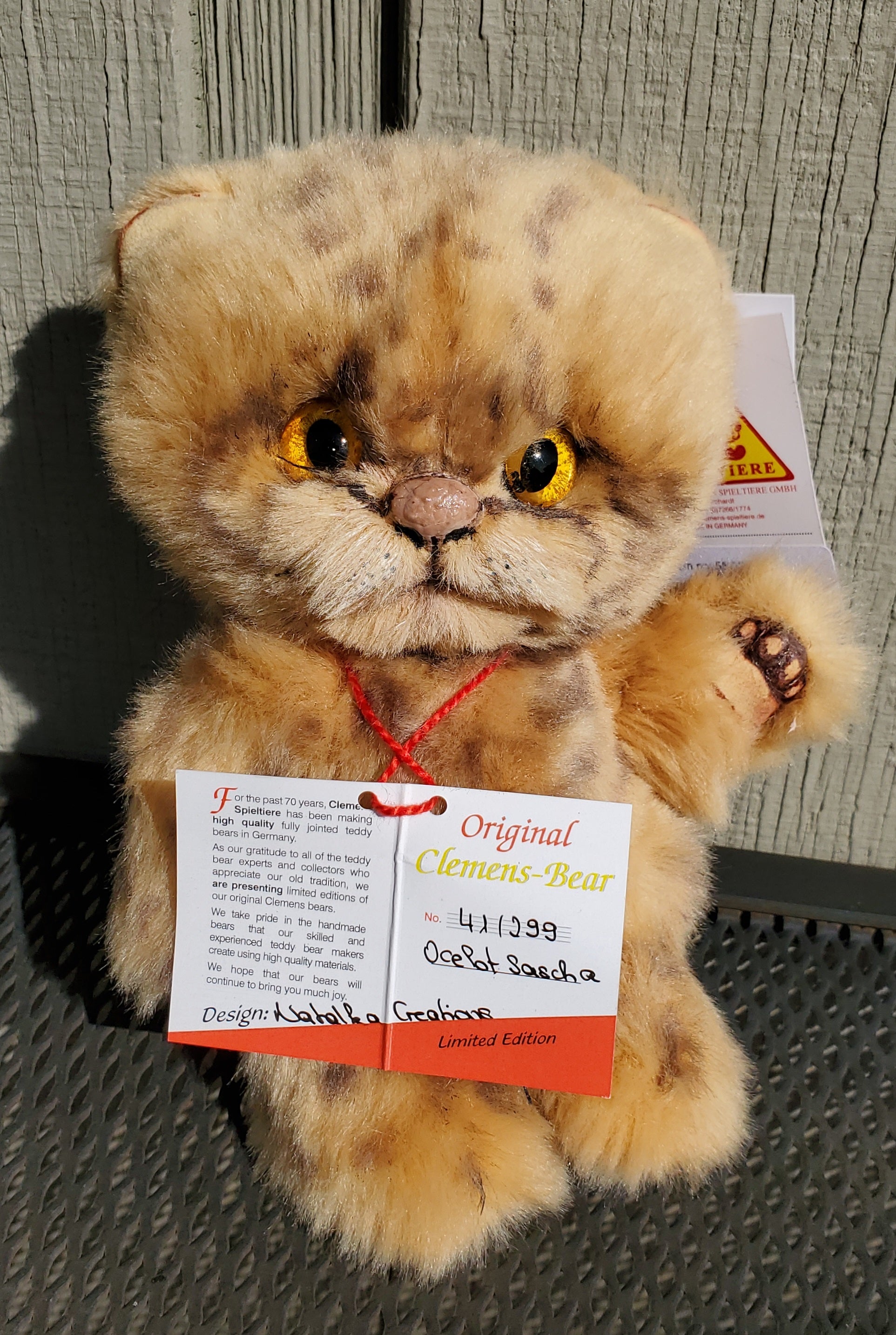 CLEMENS クレメンス SPIELTIERE Teddy Bear テディベア Made in