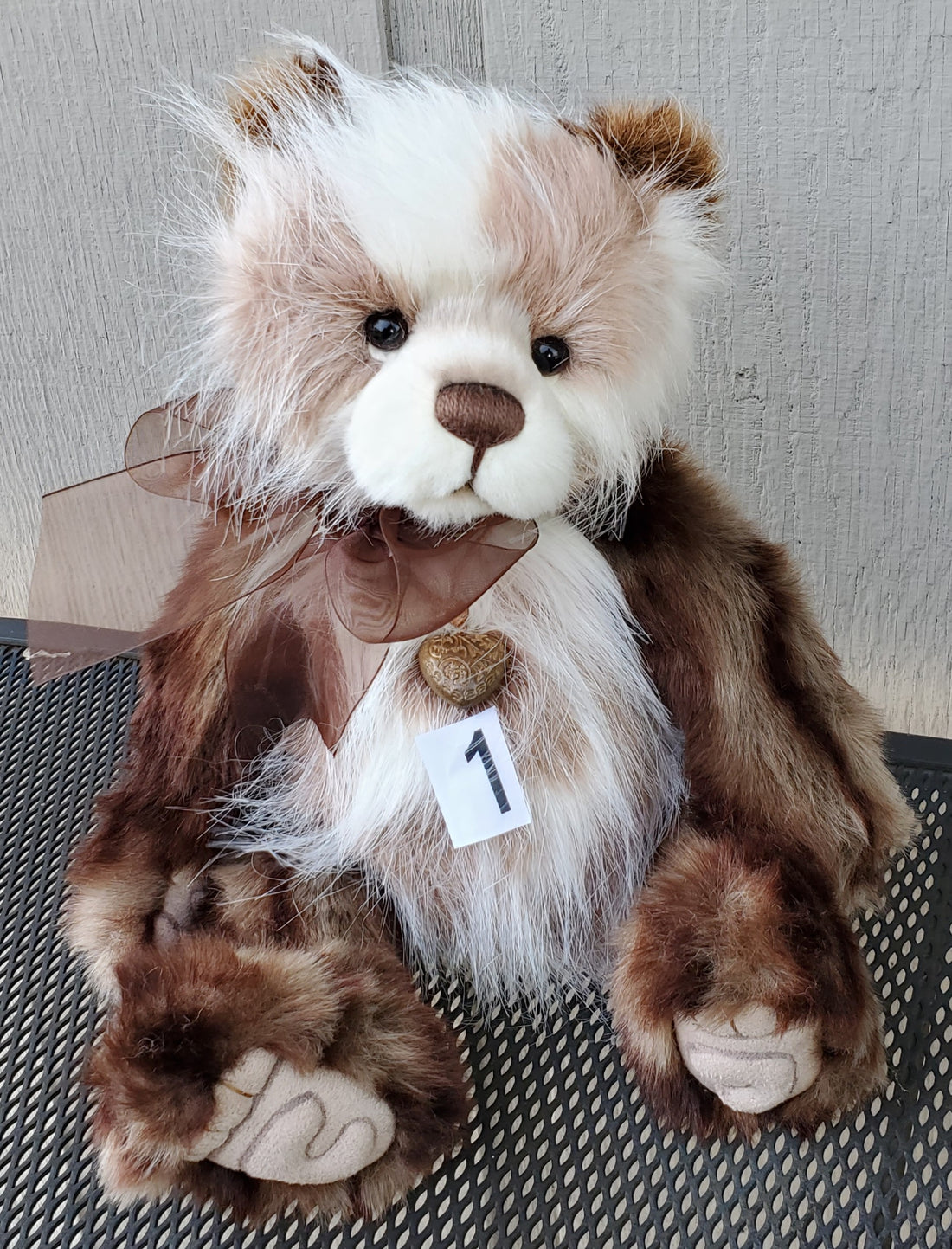 Kevin - 14.5" Bear w/ Multiple Kinds of Plush by Charlie Bears
