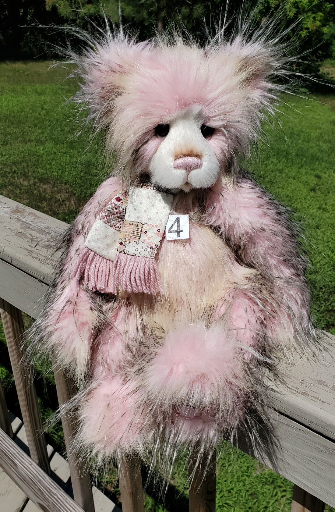 Hilary - 19" Luxurious Pink Long Plush Bear by Charlie Bears