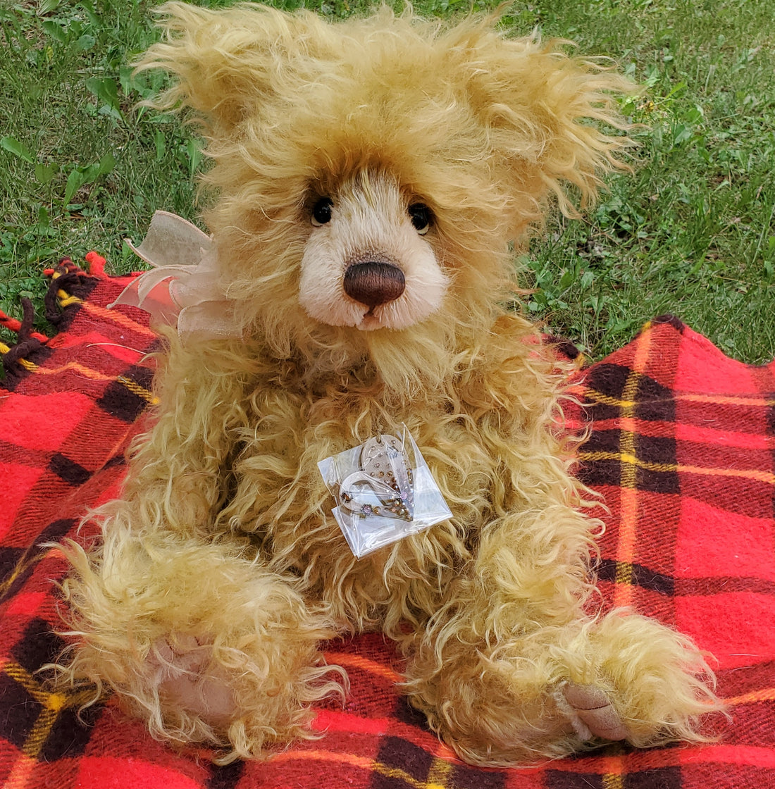 Milne - 20" Wavy Mohair Limited Edition Bear from Isabelle Collection