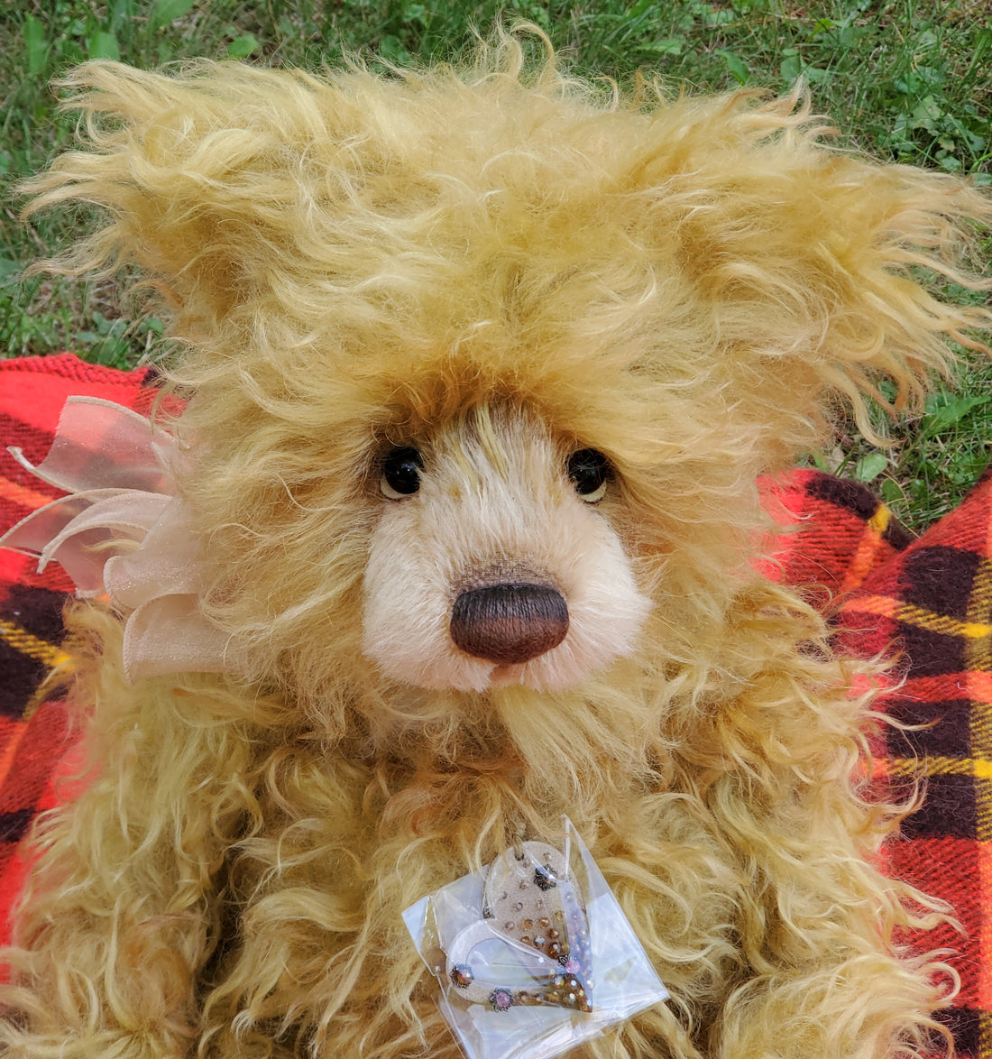 Milne - 20" Wavy Mohair Limited Edition Bear from Isabelle Collection