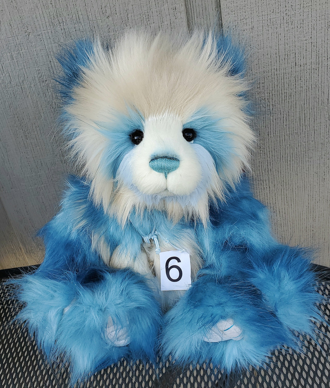 Avril - 15" Blue and White Panda from Charlie Bears