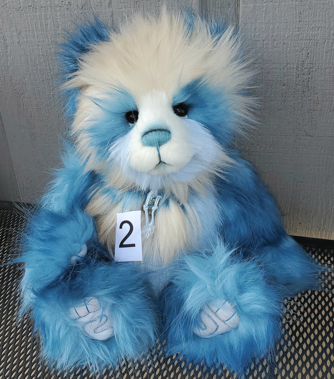 Avril - 15" Blue and White Panda from Charlie Bears