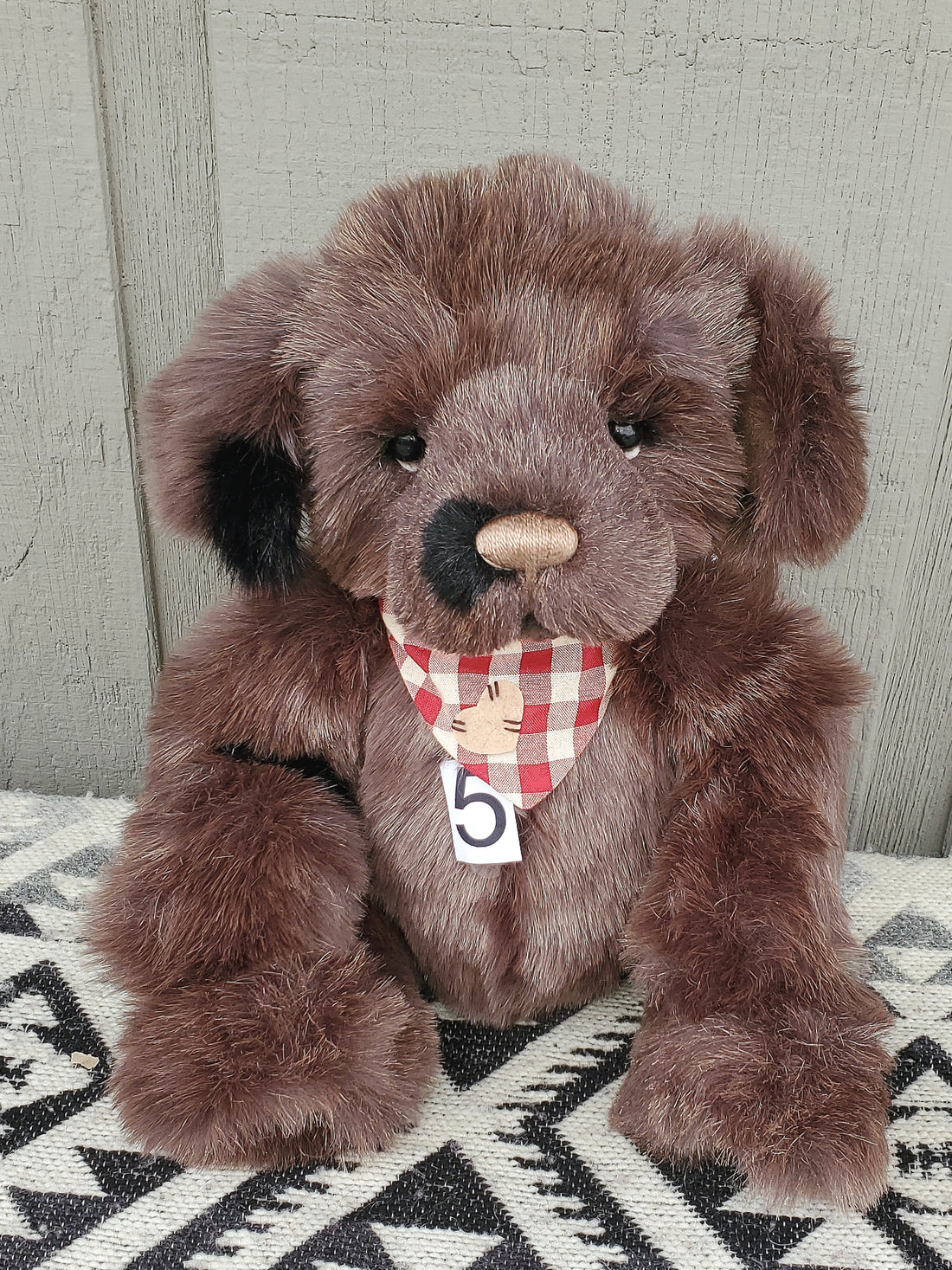 Boomerang - 14.5" Brown Puppy Dog by Charlie Bears