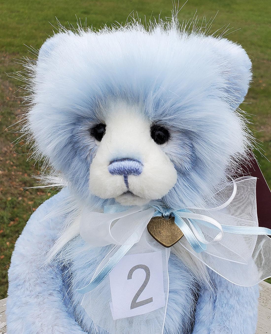 Gaynor 12.5" Powder Blue Plush from Charlie Bears' Secret Collection