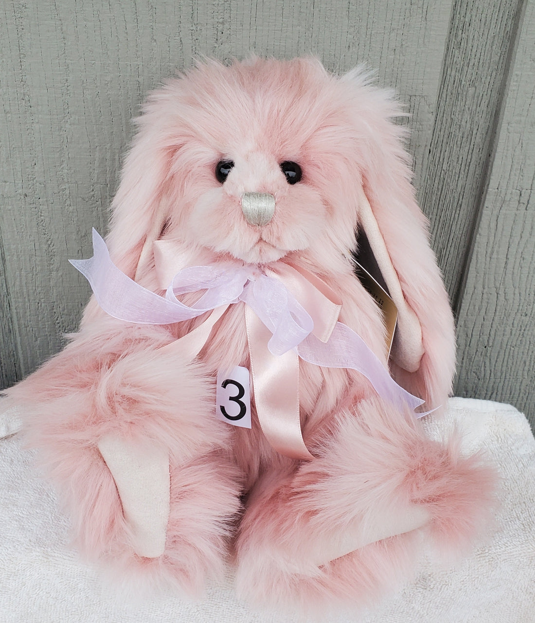 Sakura - 14.5" Pink Lop Bunny by Charlie Bears