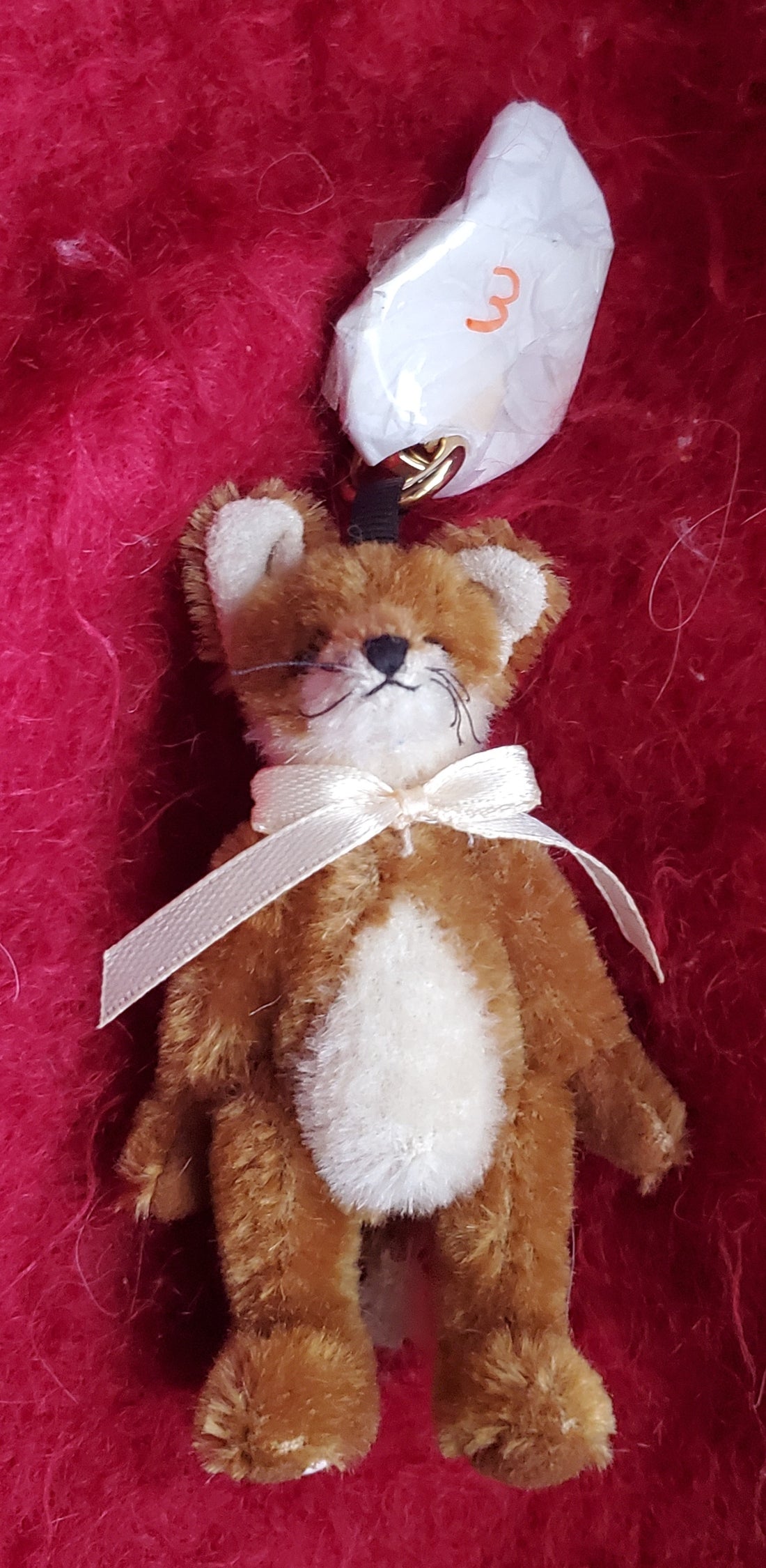 Freddy Fox - 4" Mohair Keychain by Merrythought