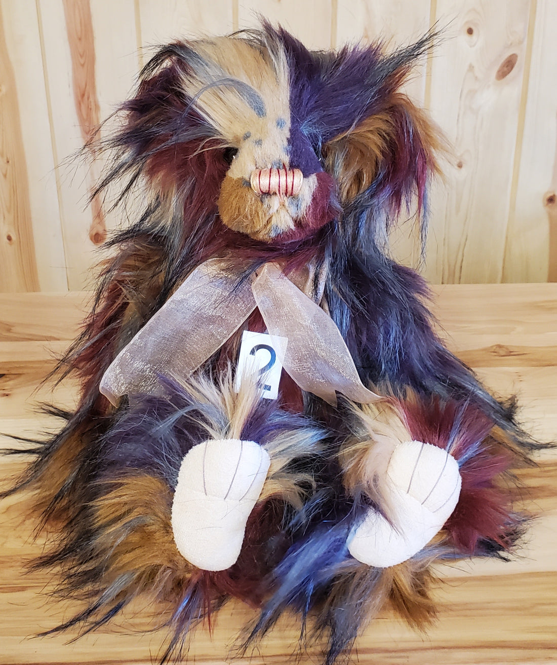 Mr. TWIST - 14" Long Haired Bear by Charlie Bears