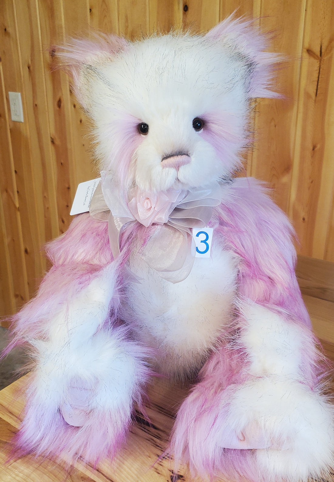 Lowra - 21" Plumo Bear from Charlie Bears Secret Collection