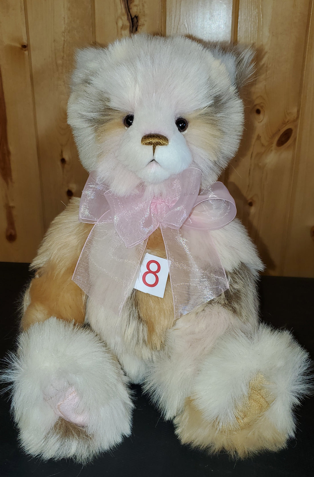 Davina - 16" Pink, Gold, Brown, and Cream by Charlie Bears