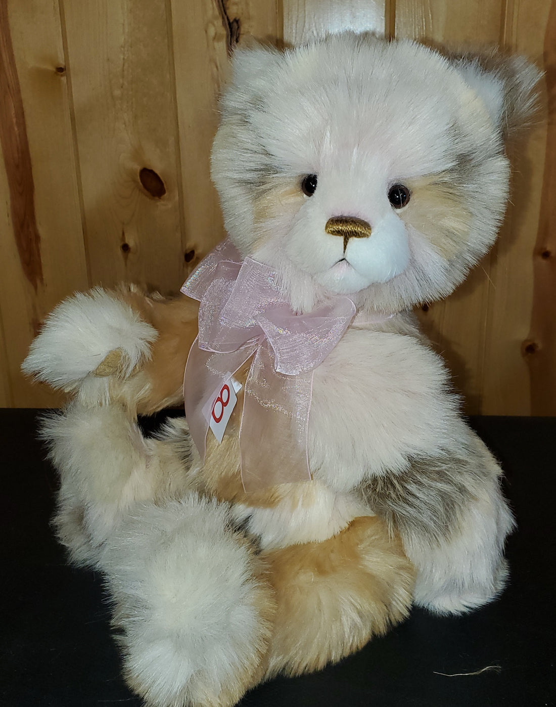 Davina - 16" Pink, Gold, Brown, and Cream by Charlie Bears