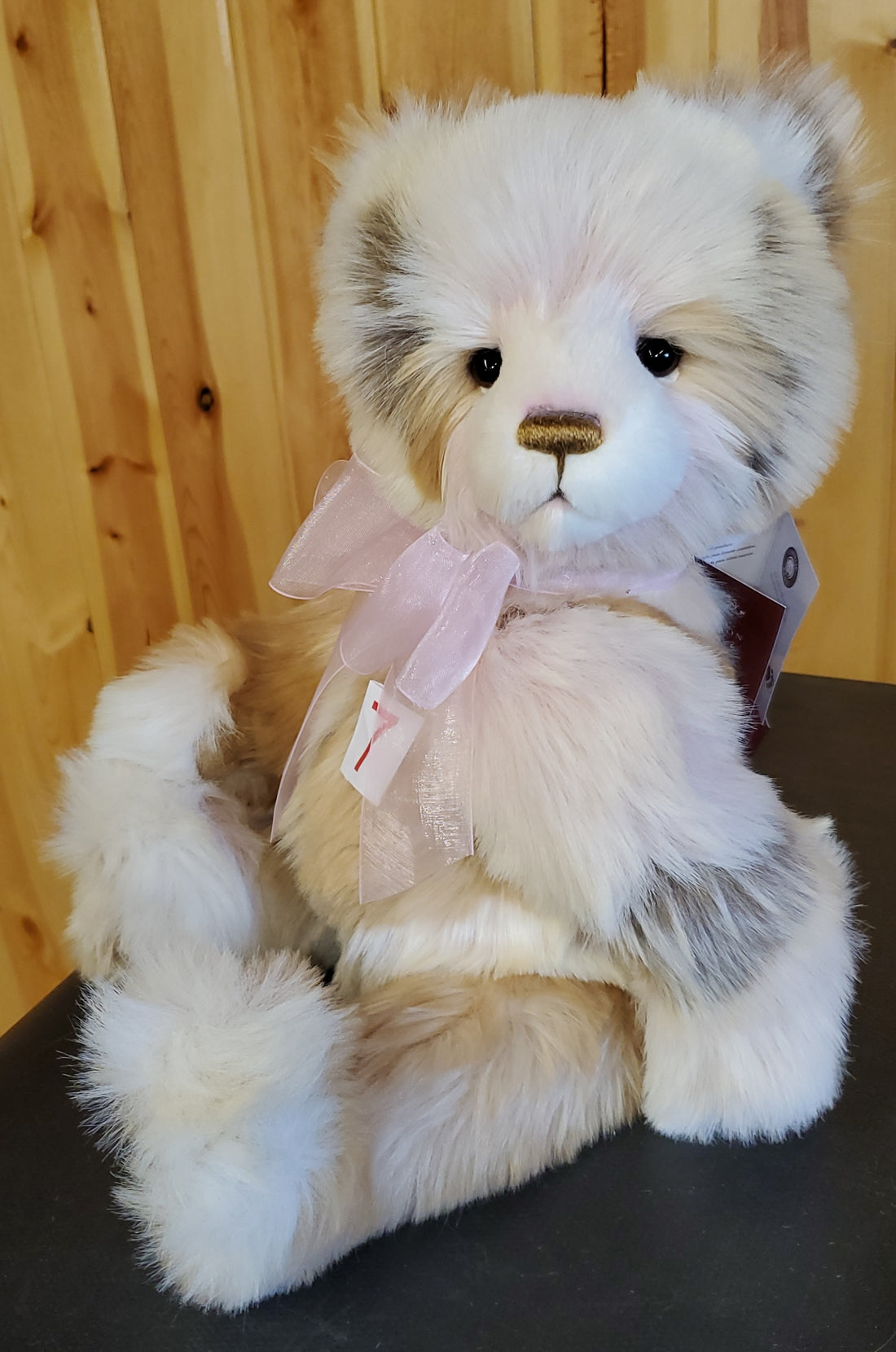 Davina - 16" Pink, Gold, Brown, and Cream by Charlie Bears