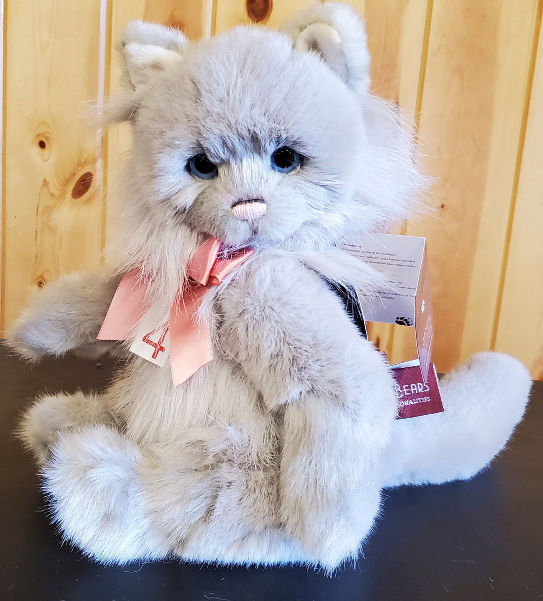 Dibbinsdale - 14" Super Soft Grey Cat by Charlie Bears