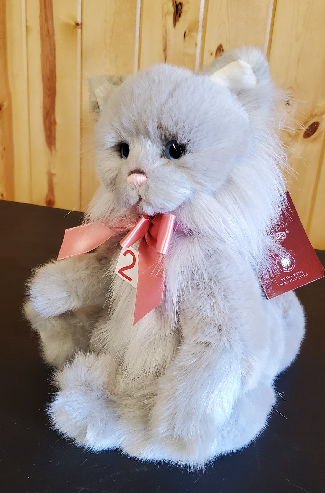 Dibbinsdale - 14" Super Soft Grey Cat by Charlie Bears