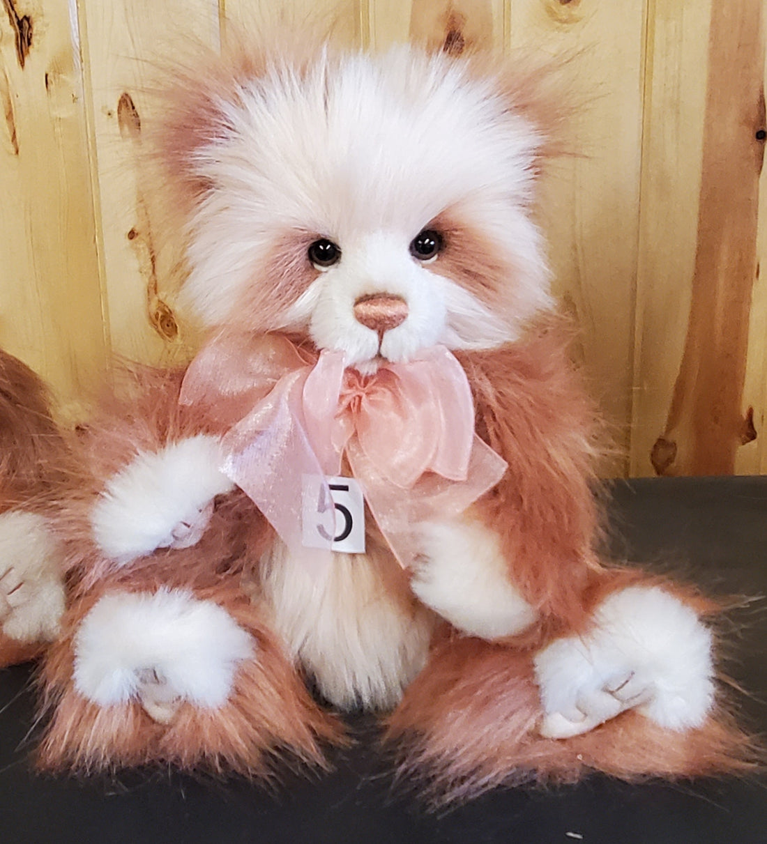 Sophia - 15" Secret Collection Peach Panda by Charlie Bears