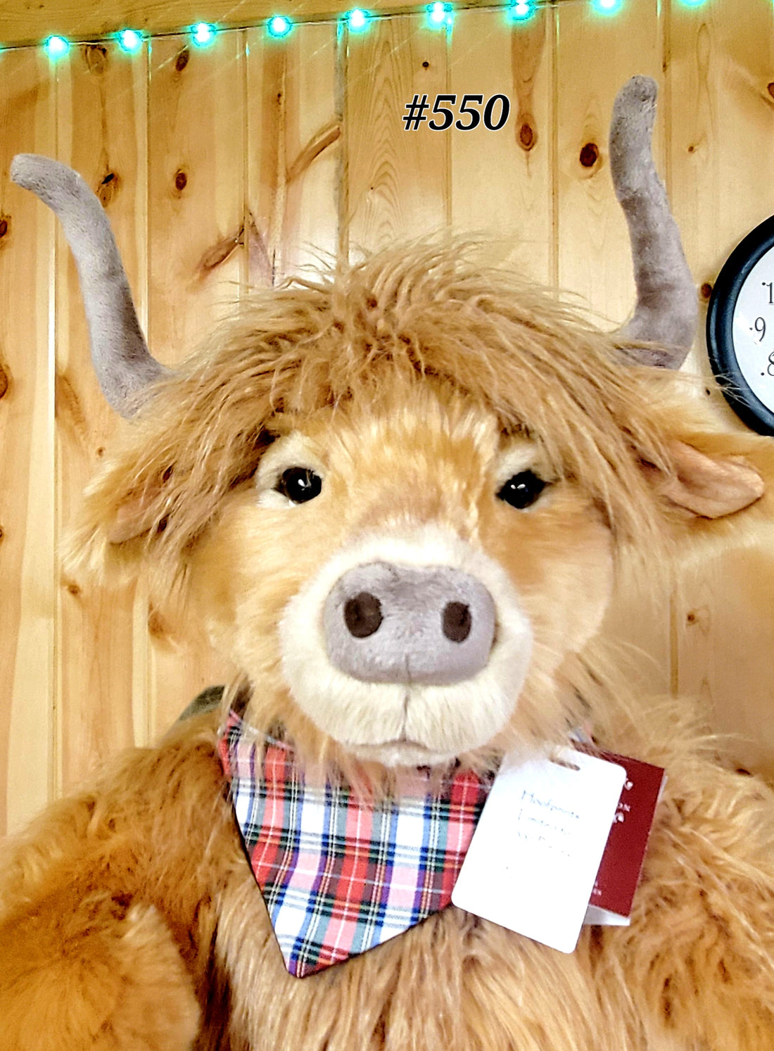 Hoofprints - 30" Standing Highland Cow by Charlie Bears