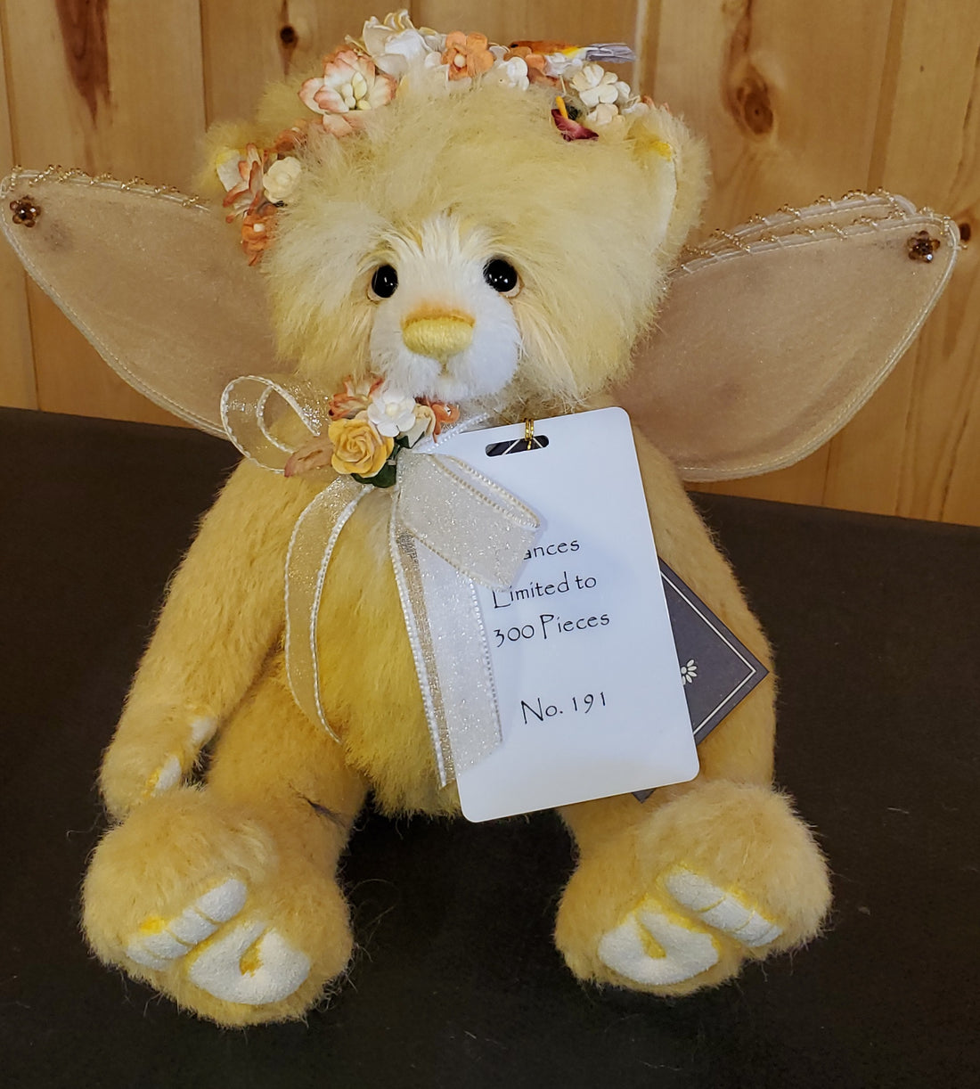 Frances - 10.5" Yellow Mohair Fairy Bear - Isabelle Collection - 300 Made