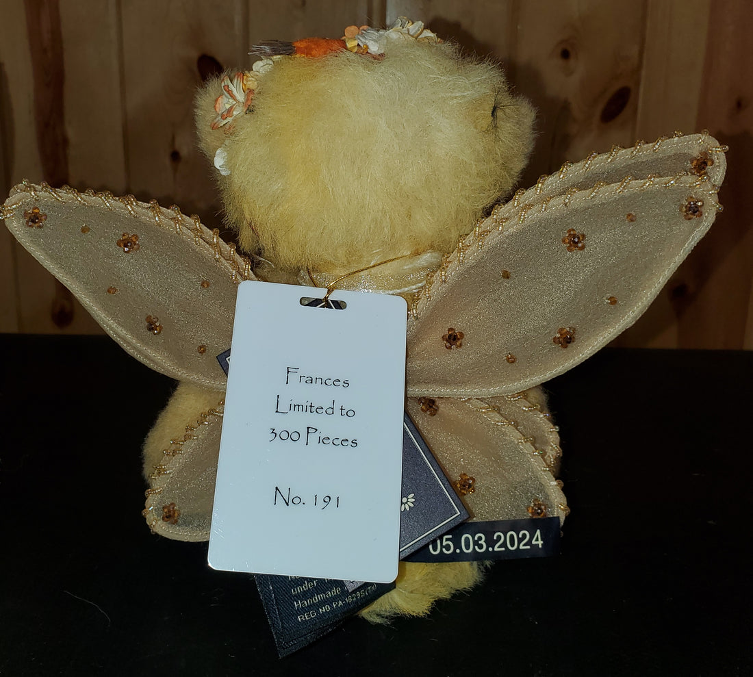 Frances - 10.5" Yellow Mohair Fairy Bear - Isabelle Collection - 300 Made