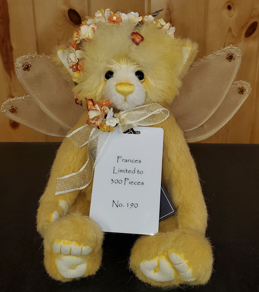 Frances - 10.5" Yellow Mohair Fairy Bear - Isabelle Collection - 300 Made