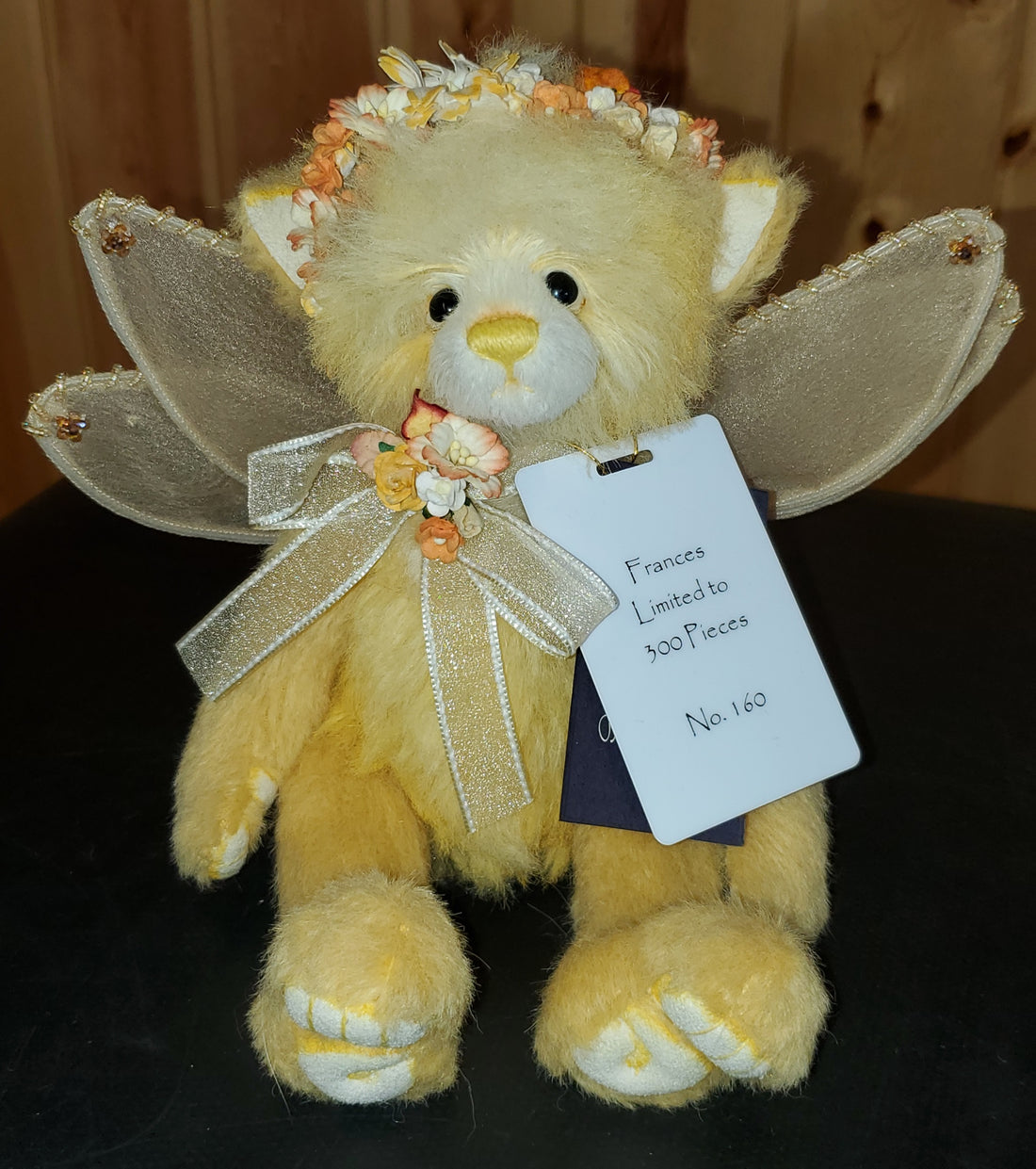 Frances - 10.5" Yellow Mohair Fairy Bear - Isabelle Collection - 300 Made