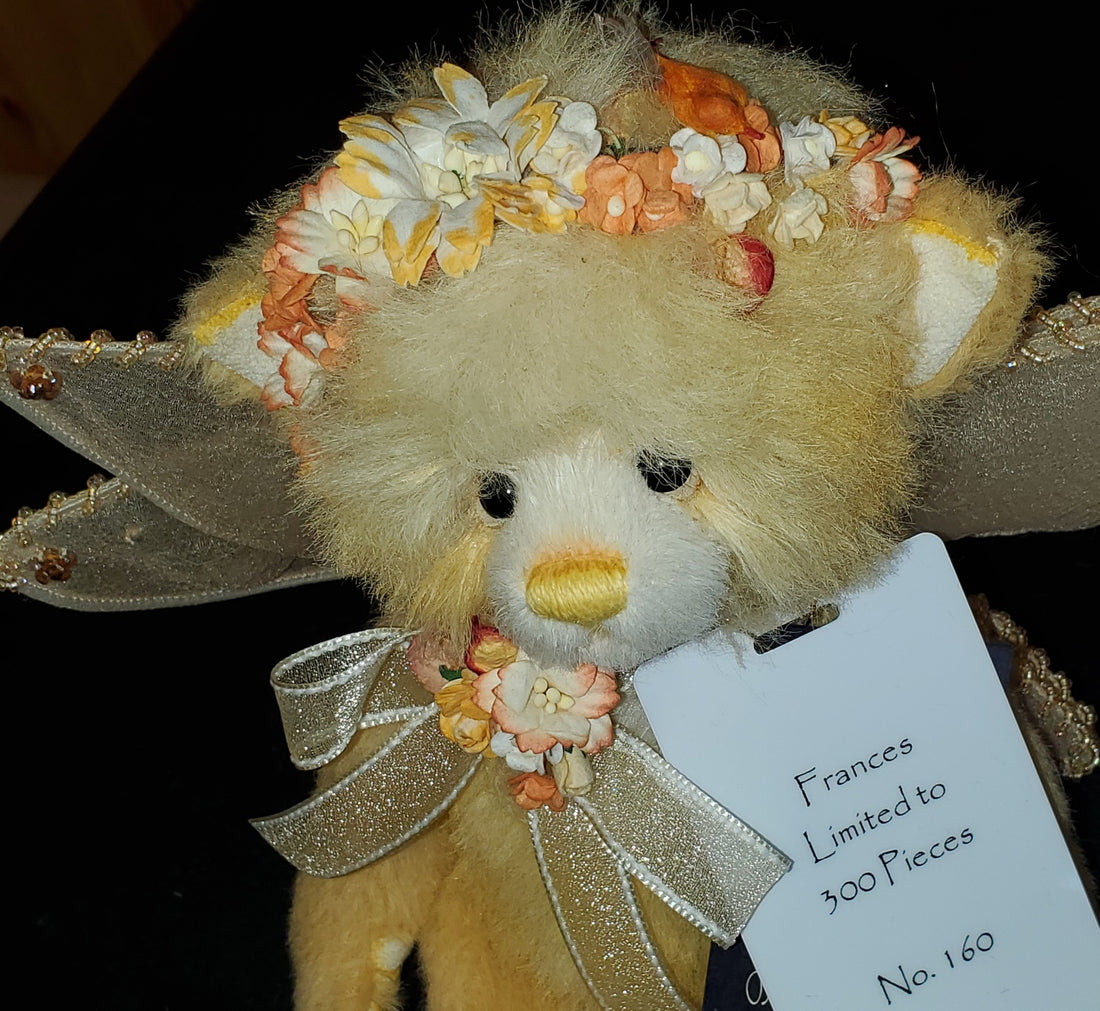 Frances - 10.5" Yellow Mohair Fairy Bear - Isabelle Collection - 300 Made