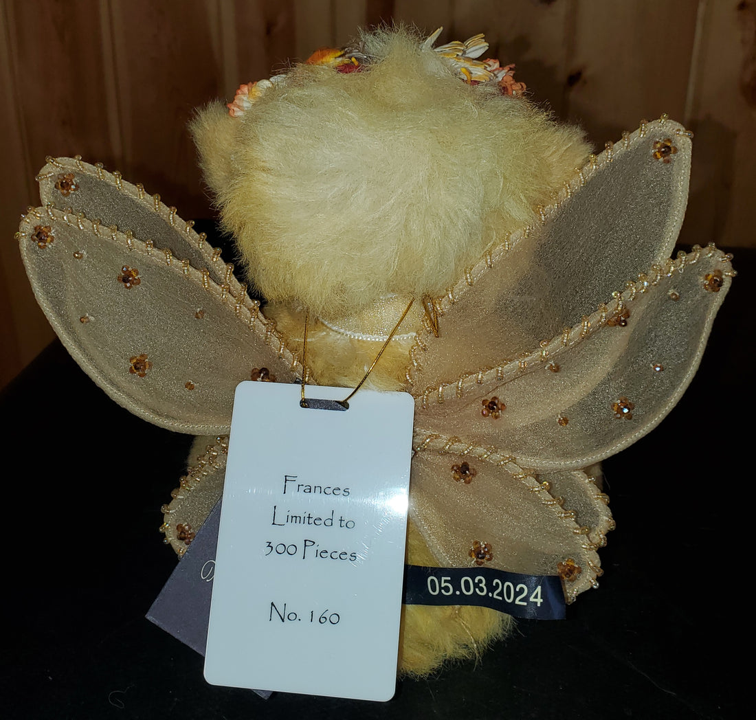 Frances - 10.5" Yellow Mohair Fairy Bear - Isabelle Collection - 300 Made