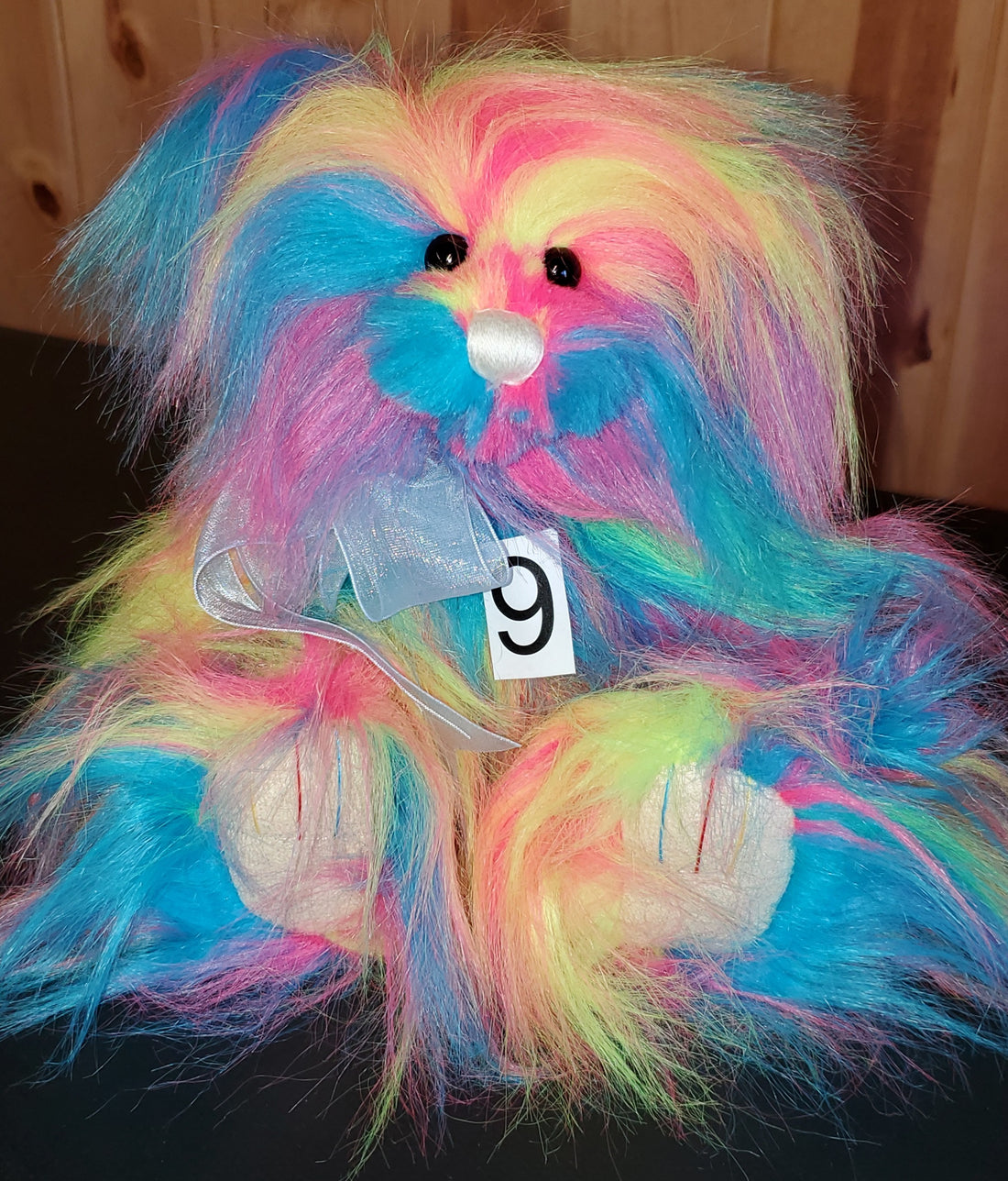 Razzle - 11" Long-Pile Multi-Colored Bear by Charlie Bears