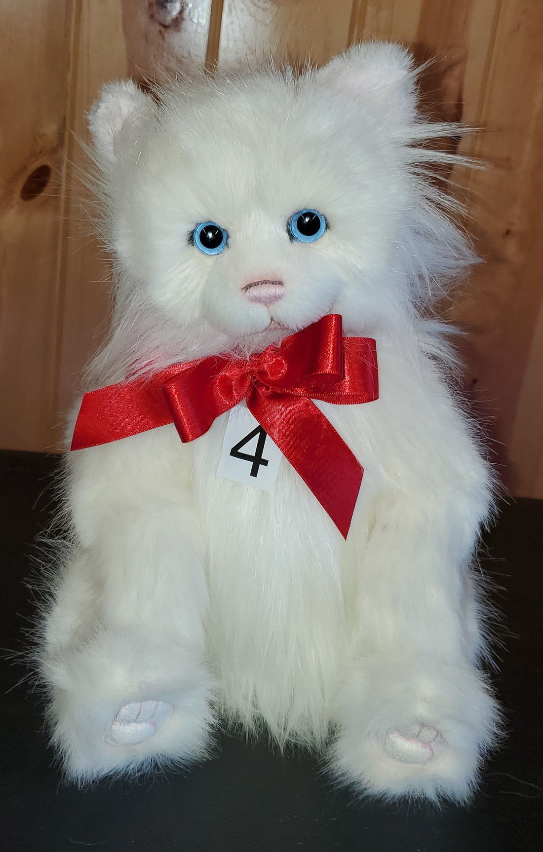 Potton - 14" White Plush Cat by Charlie Bears