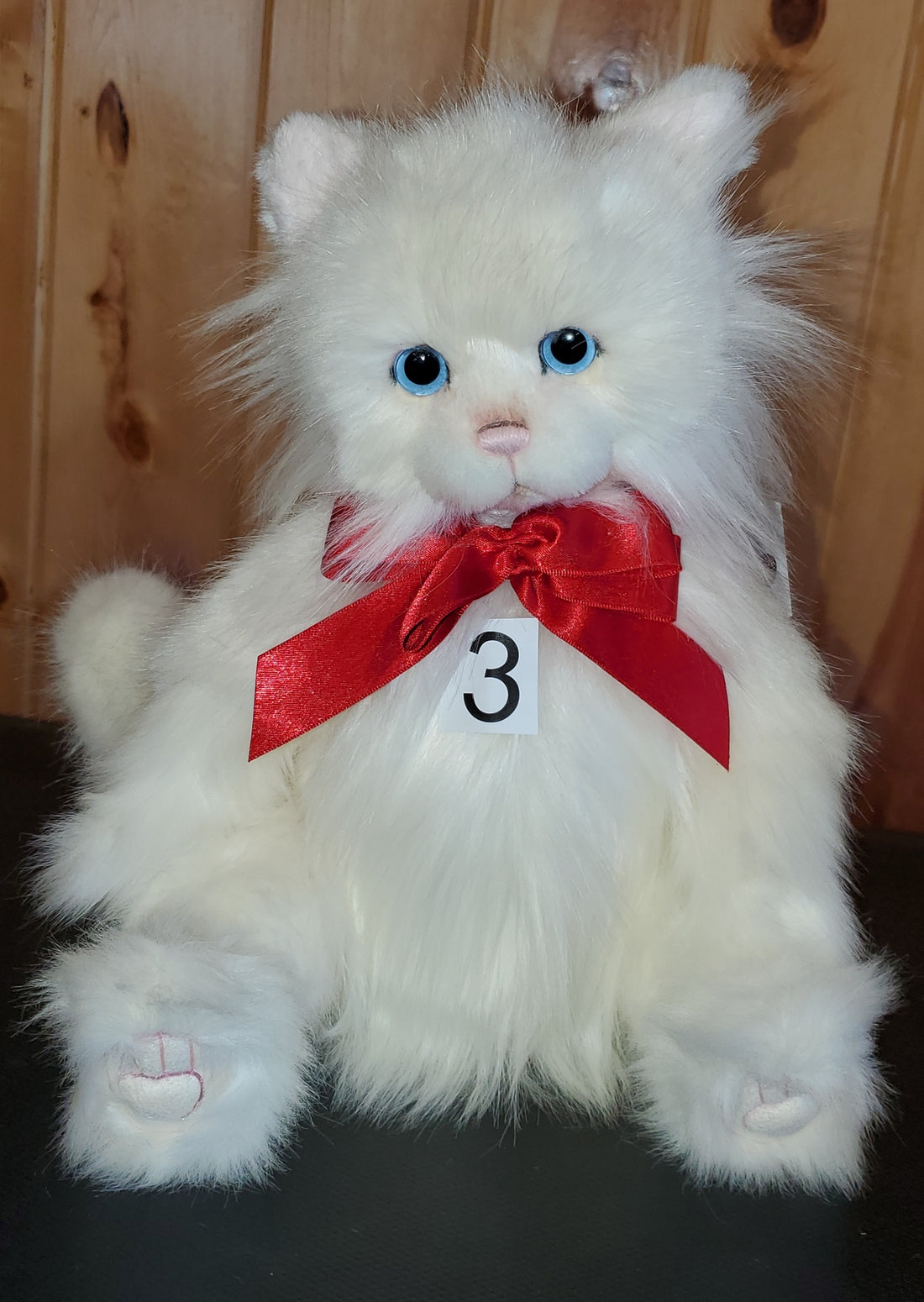 Potton - 14" White Plush Cat by Charlie Bears