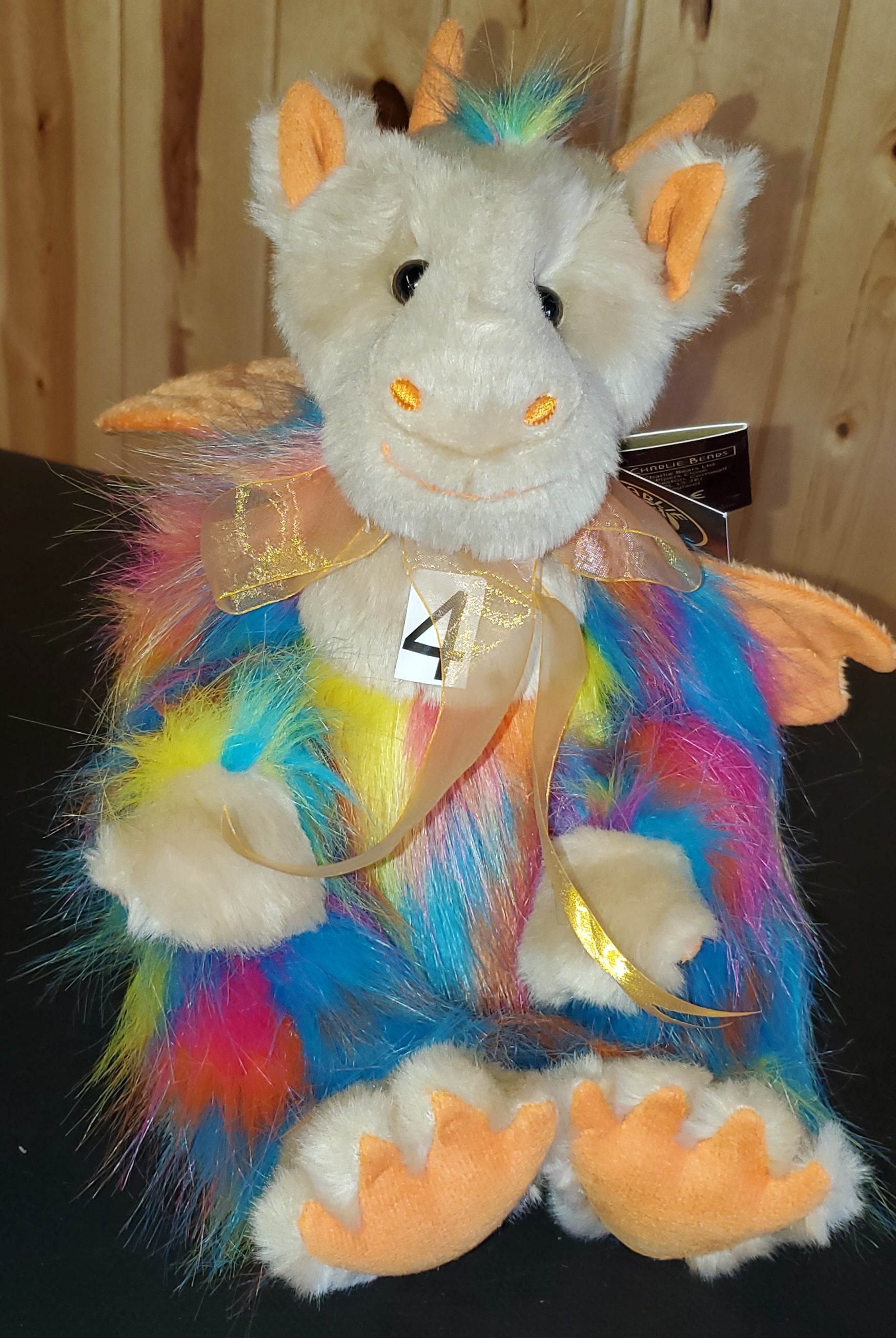 チャーリーベアーズ Rainbows Endカラフルなドラゴン型ぬいぐるみ Rainbow's End - 14