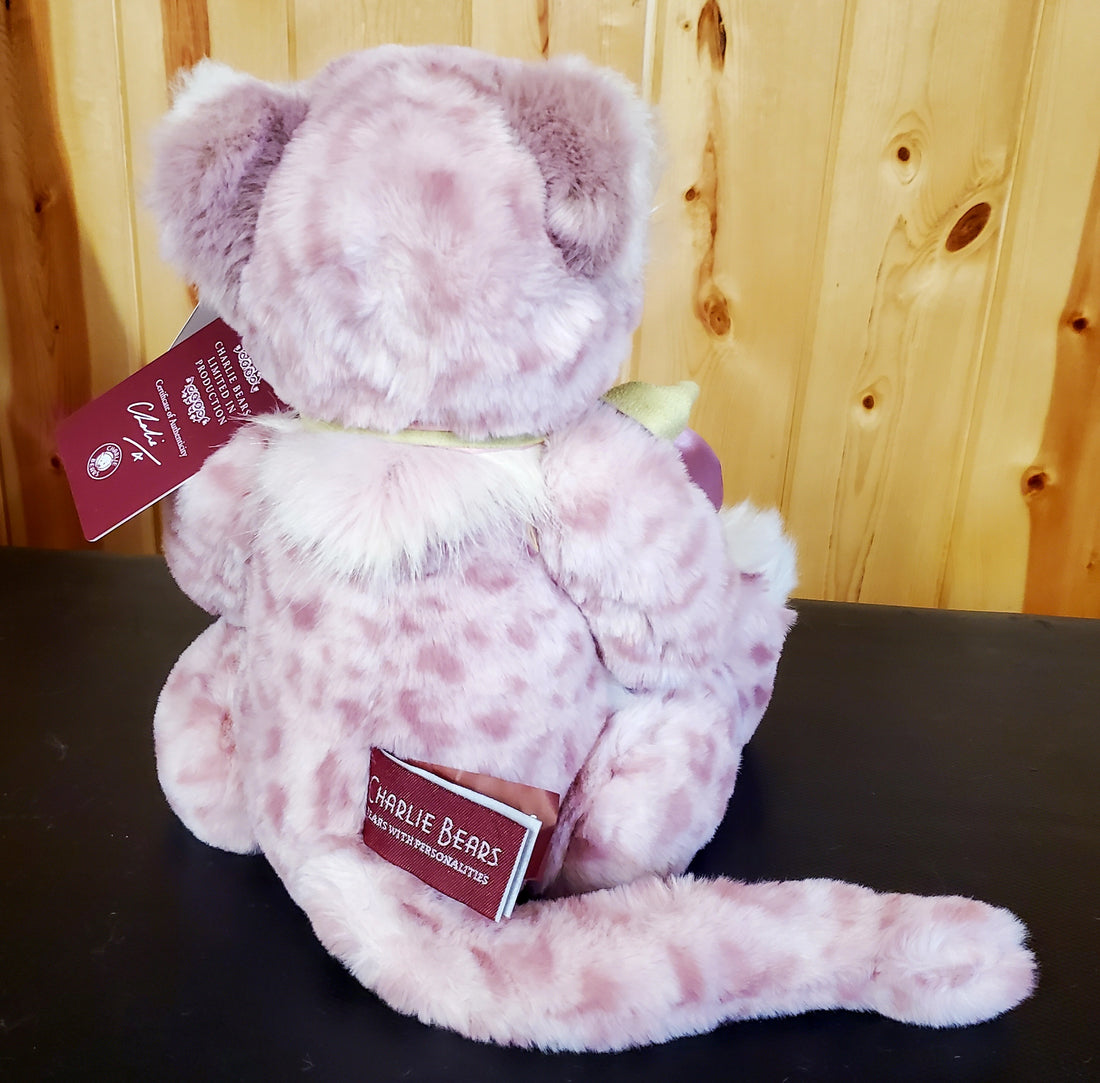 Fiddle Faddle - 15" Spotted Pink Feline by Charlie Bears