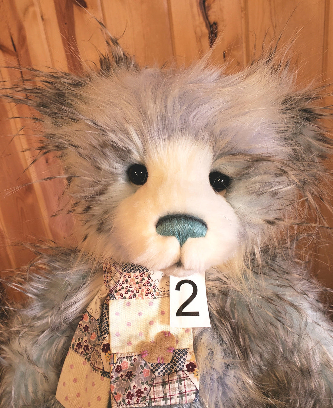 Gina - 19.5" Floppy-Headed Blue Bear by Charlie Bears