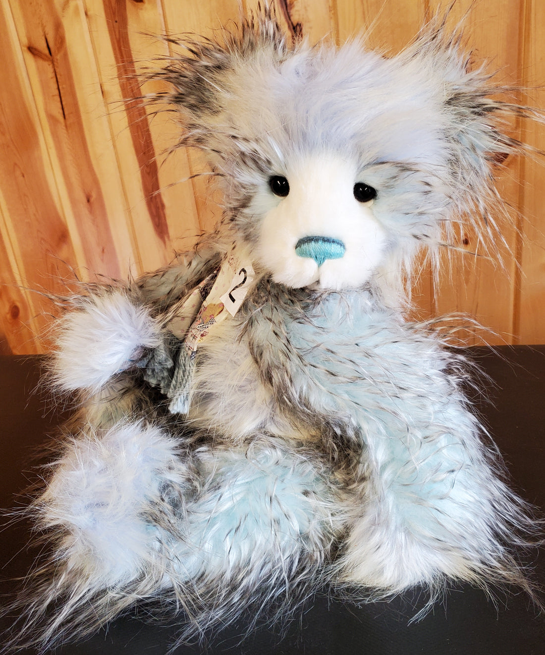Gina - 19.5" Floppy-Headed Blue Bear by Charlie Bears