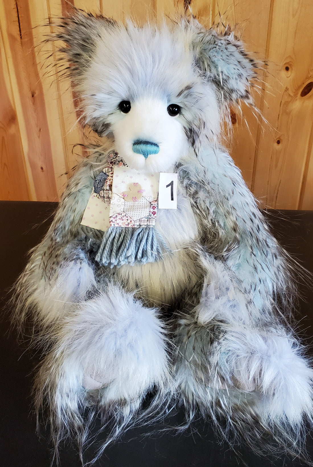 Gina - 19.5" Floppy-Headed Blue Bear by Charlie Bears