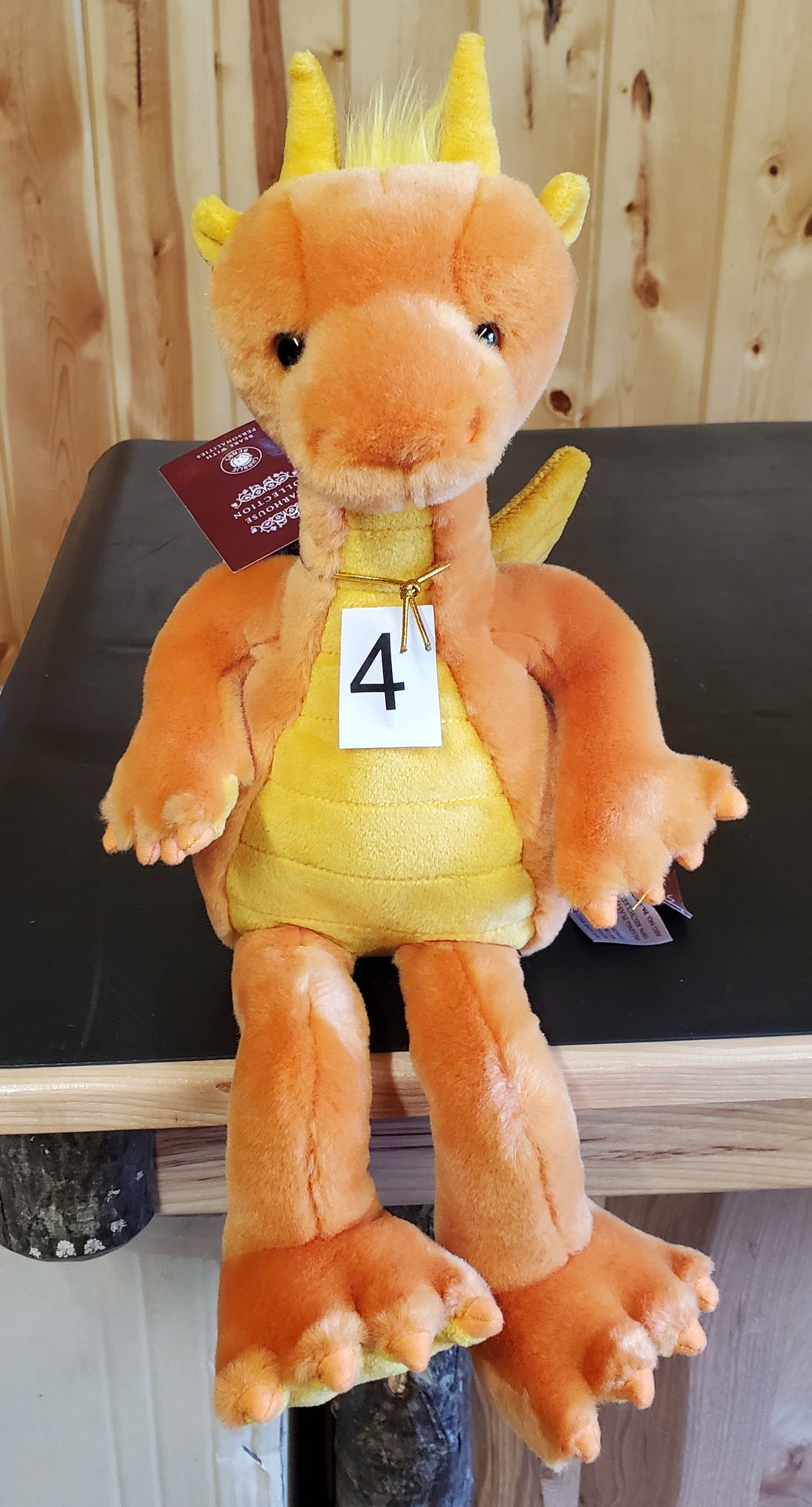 Diamonds - 10" Non-Jointed Dragon Charlie Bears' Bearhouse