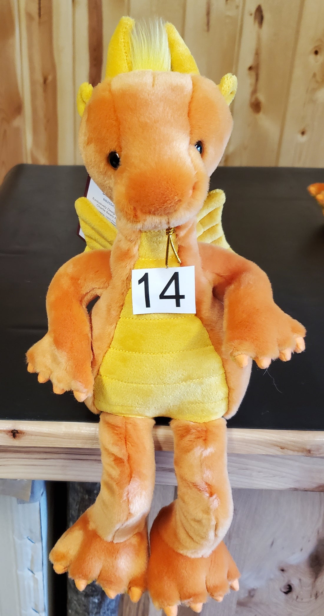 Diamonds - 10" Non-Jointed Dragon Charlie Bears' Bearhouse