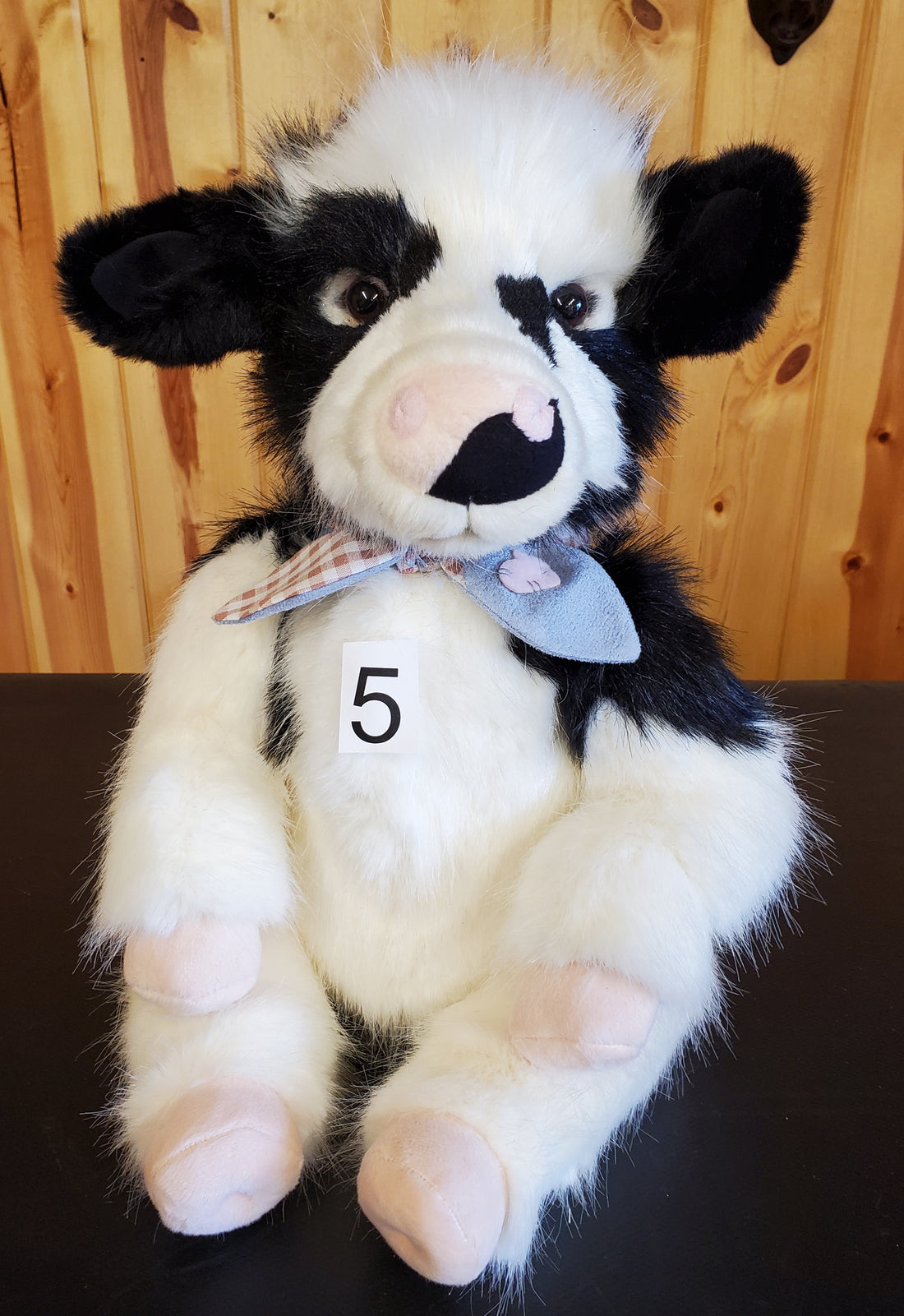 Milkshake - 18" 5-Way Jointed Cow by Charlie Bears