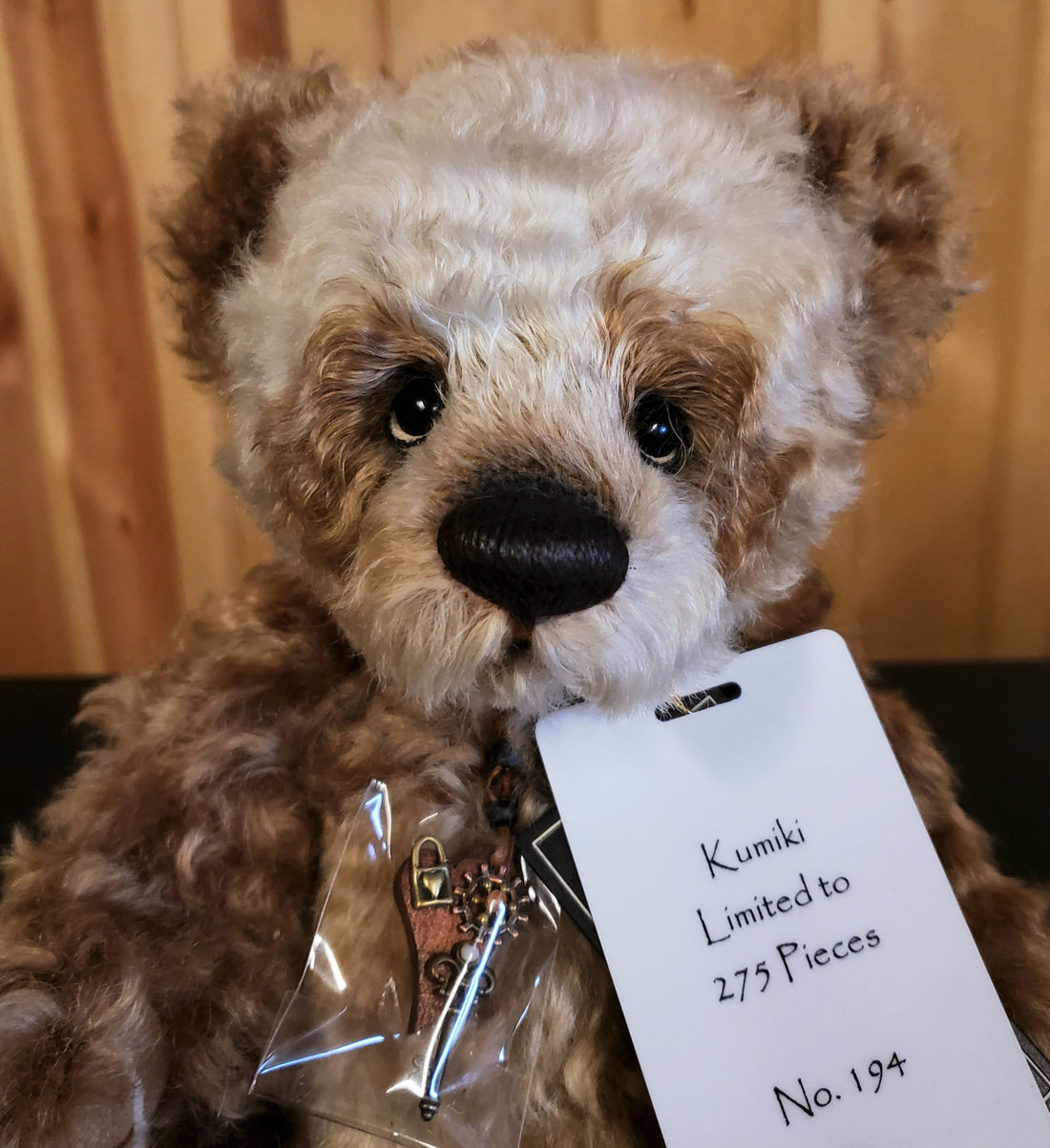 Kumiki- 12" Tan Mohair Bear Isabelle Collection - 275 Made - Karakuri's Sister