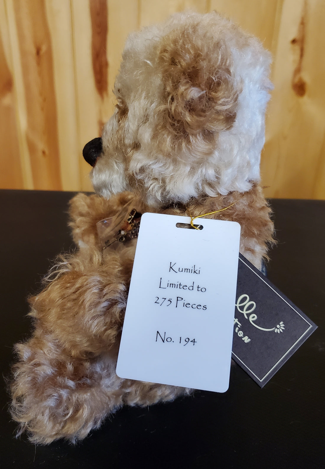 Kumiki- 12" Tan Mohair Bear Isabelle Collection - 275 Made - Karakuri's Sister