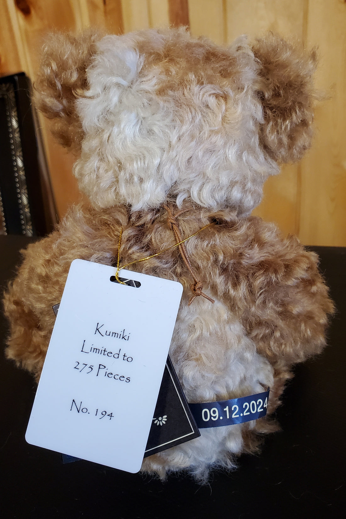 Kumiki- 12" Tan Mohair Bear Isabelle Collection - 275 Made - Karakuri's Sister