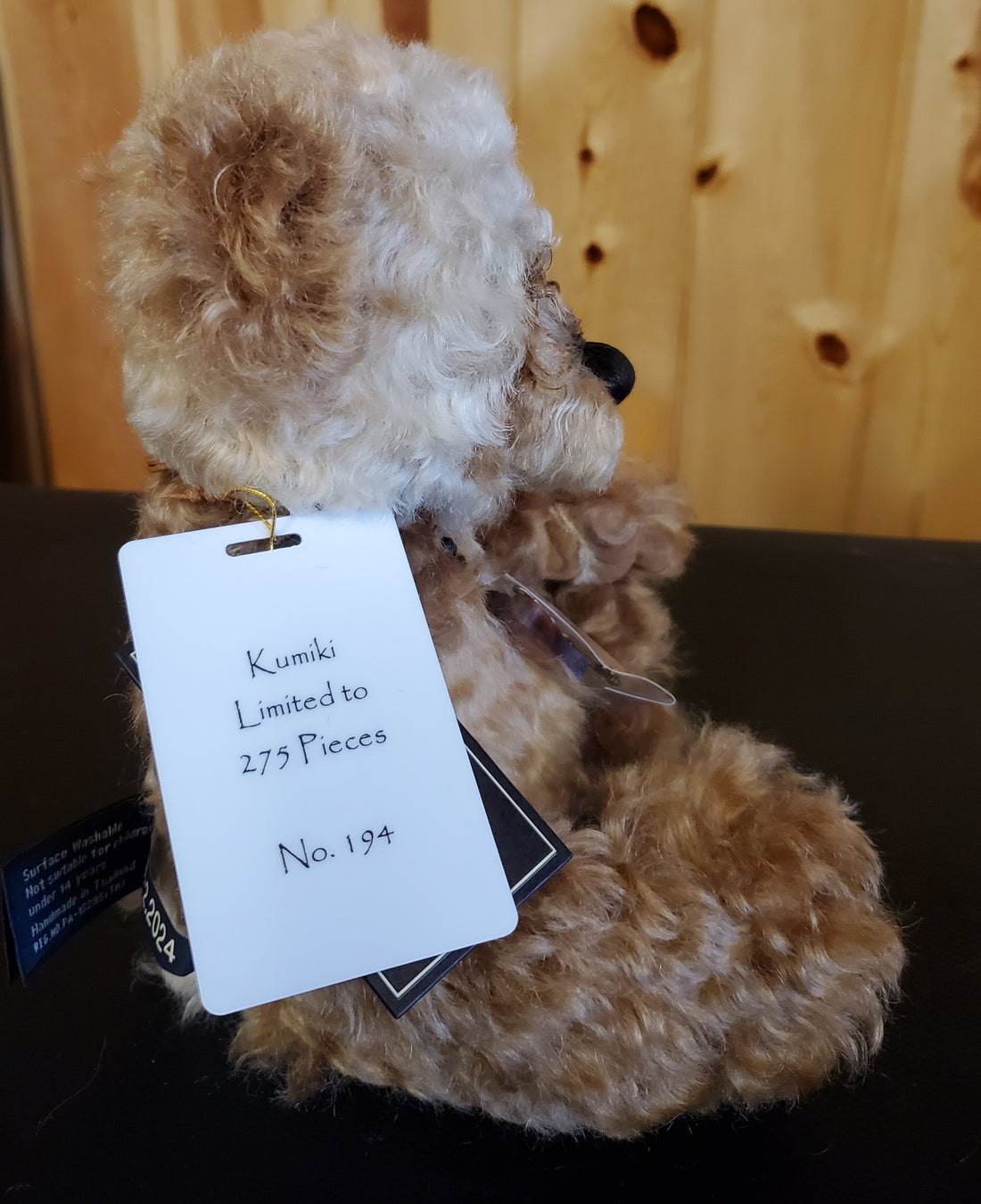 Kumiki- 12" Tan Mohair Bear Isabelle Collection - 275 Made - Karakuri's Sister