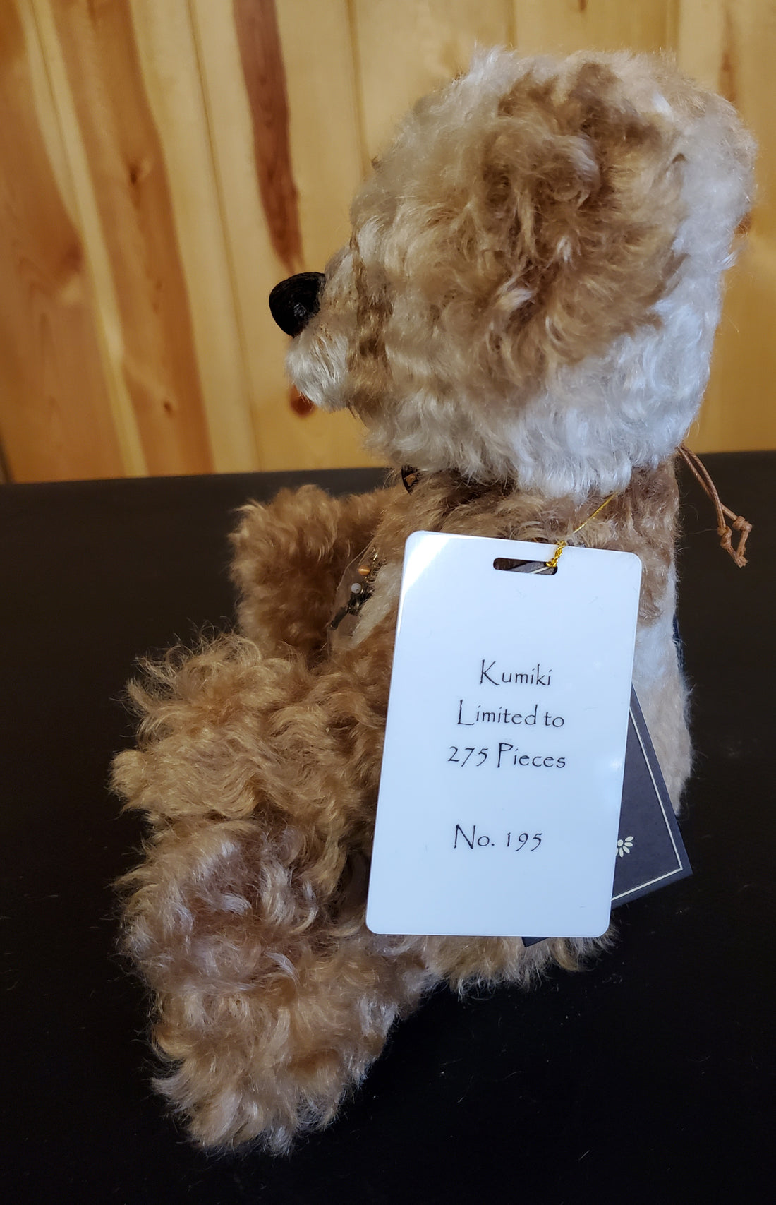 Kumiki- 12" Tan Mohair Bear Isabelle Collection - 275 Made - Karakuri's Sister
