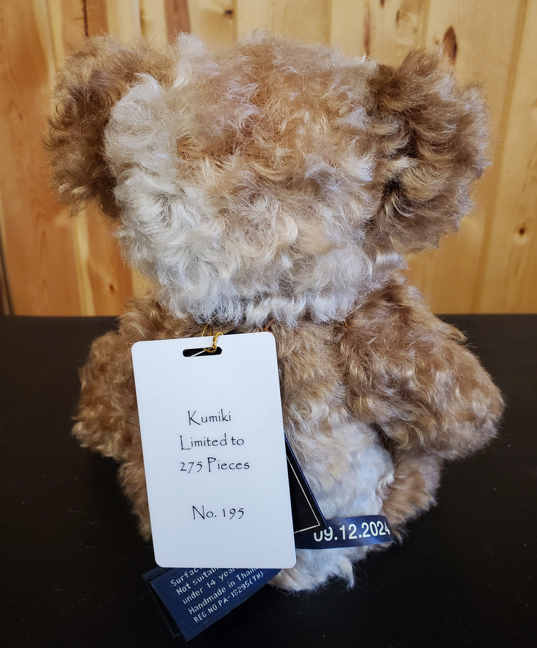 Kumiki- 12" Tan Mohair Bear Isabelle Collection - 275 Made - Karakuri's Sister