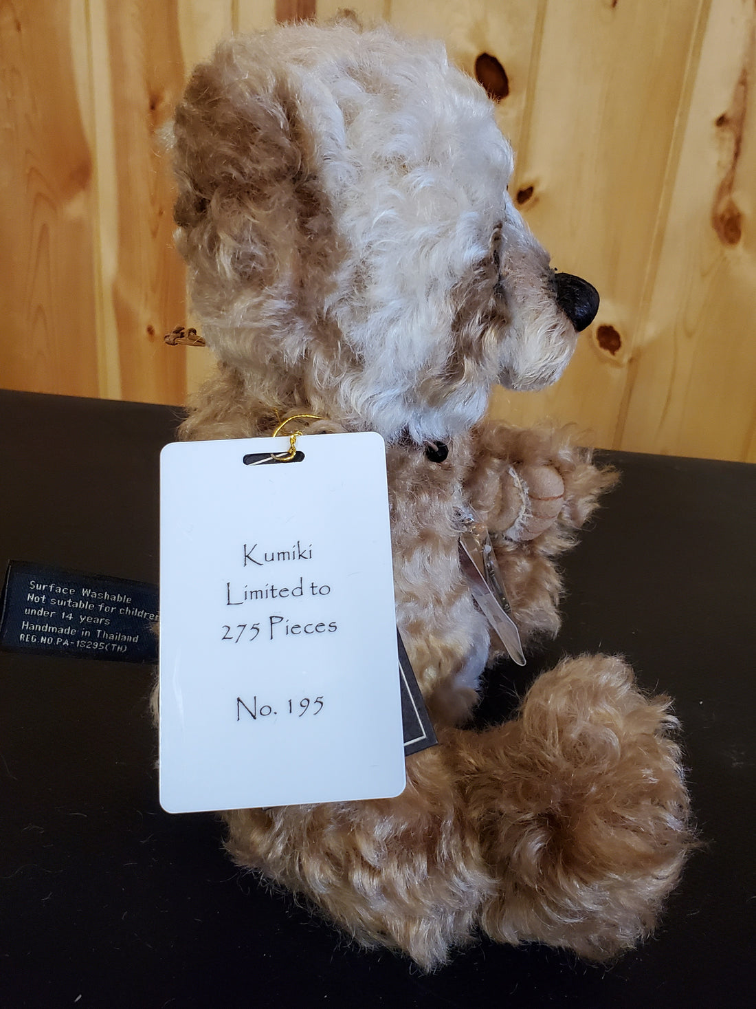 Kumiki- 12" Tan Mohair Bear Isabelle Collection - 275 Made - Karakuri's Sister