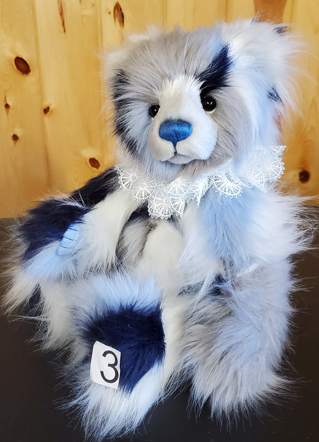 Janine - 16" Cuddle Time Exclusive Plush Panda by Charlie Bears - Sofia's Sister
