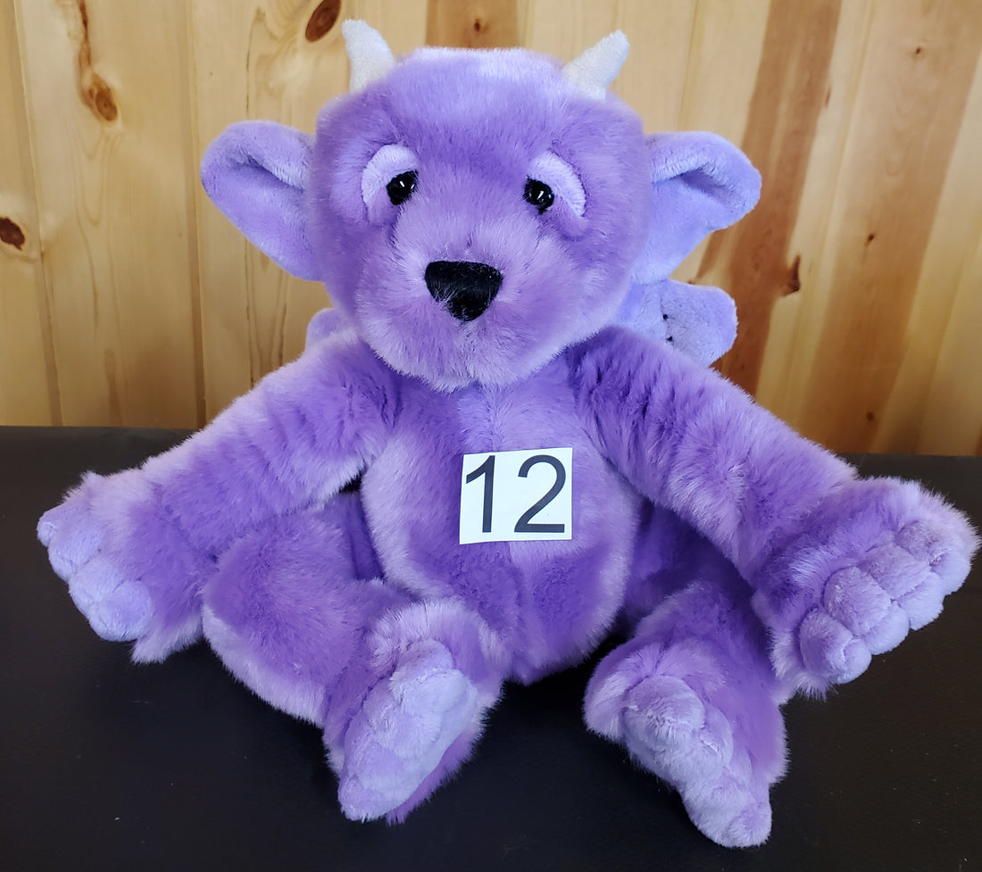 Portcullus - 8" Lavender Gargoyle Non-Jointers Charlie Bears' Bearhouse