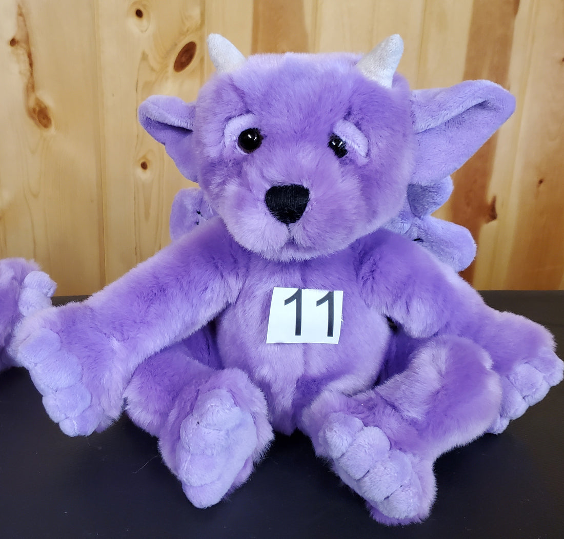 Portcullus - 8" Lavender Gargoyle Non-Jointers Charlie Bears' Bearhouse