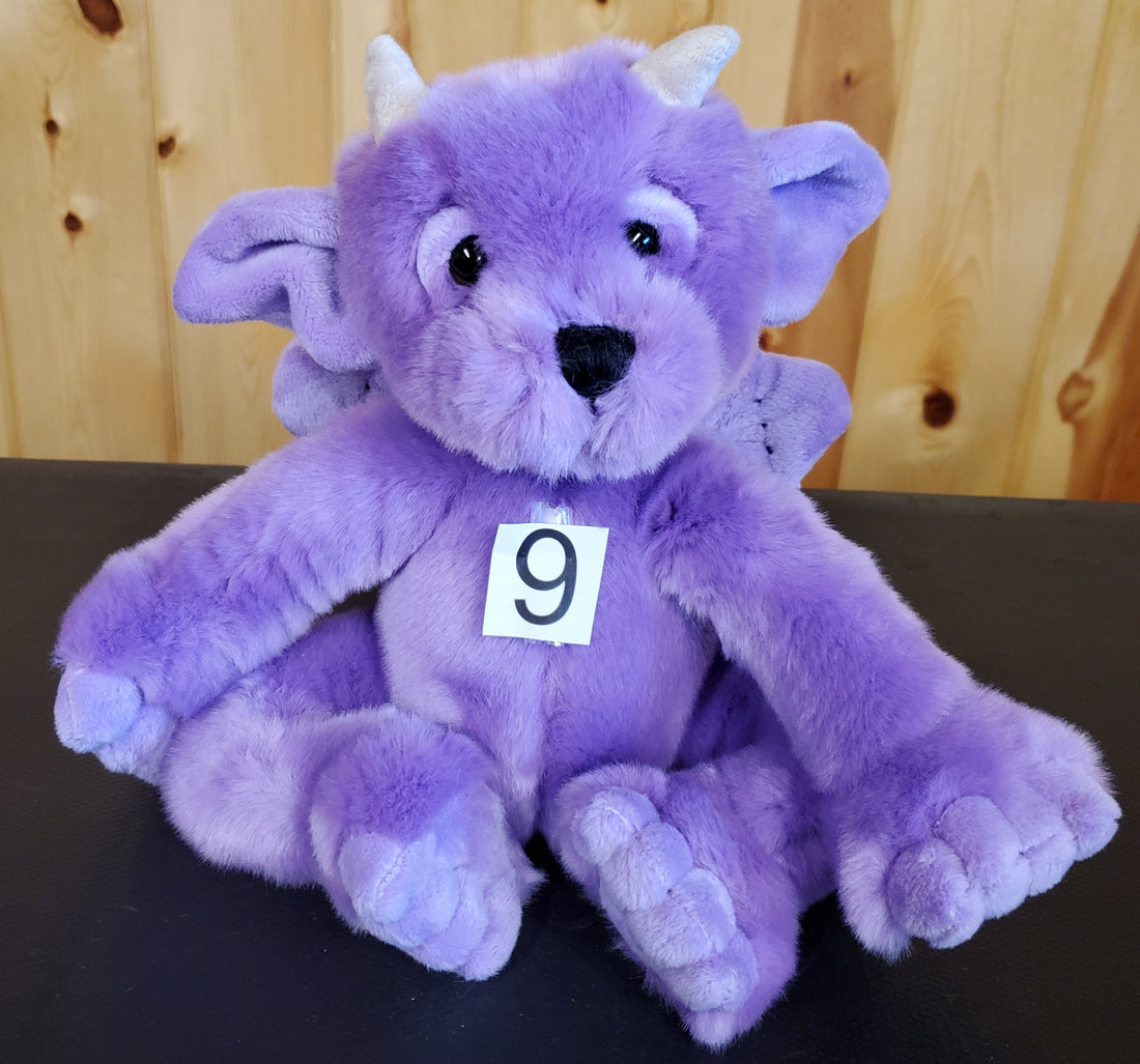 Portcullus - 8" Lavender Gargoyle Non-Jointers Charlie Bears' Bearhouse